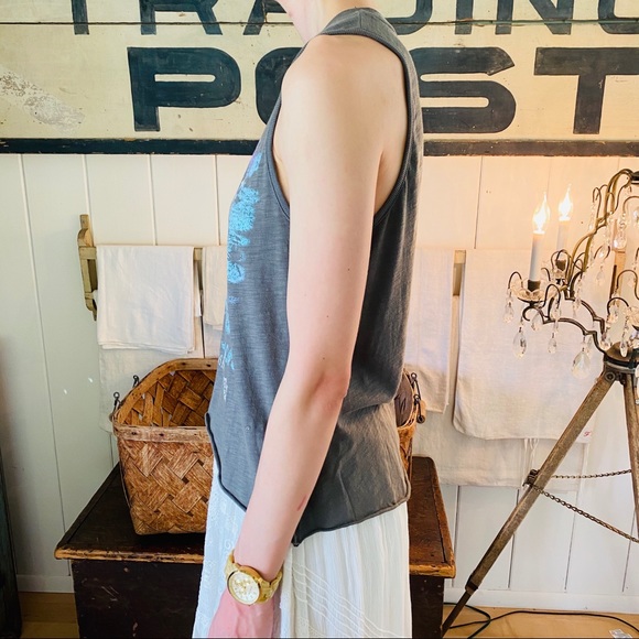 SOLD ♥️ Spell ♥️ Eagle Island Organic Muscle Tank - Picture 4 of 9